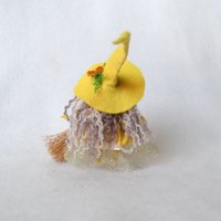 Spring Easter/Ostara Yellow witch doll