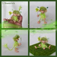 Handmade Good Luck Green Impling