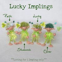 Handmade Good Luck Green Impling