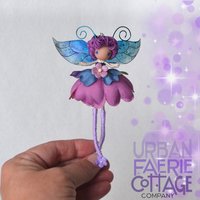 Purple Leggie flower fairy doll