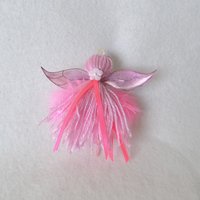 Pink flamingo fairy doll