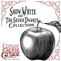 Snow White and 7 dwarves fairytale doll set