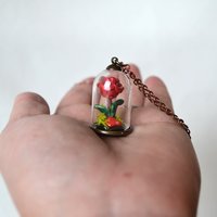 Fairy Rose cloche Terrarium