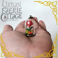 Fairy Rose cloche Terrarium