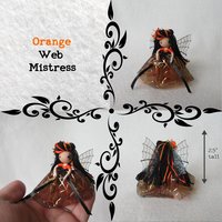 Halloween Autumn Spider Web Fairy doll