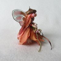 Orange pumpkin spice Autumn faerie doll