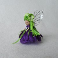 Purple and Green Halloween Fairy 