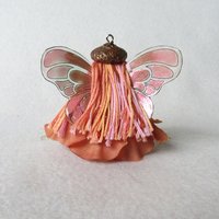 Orange pumpkin spice Autumn faerie doll