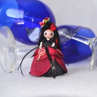 Red Wine fairy doll