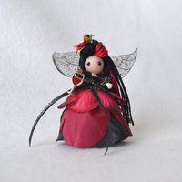 Red Wine fairy doll