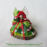 Green Enchanted Forest fairy doll