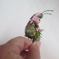 Handmade Snail fairy doll