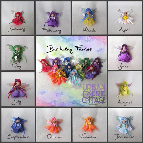 Boy Birthday Fairy  - Fall September, October, November