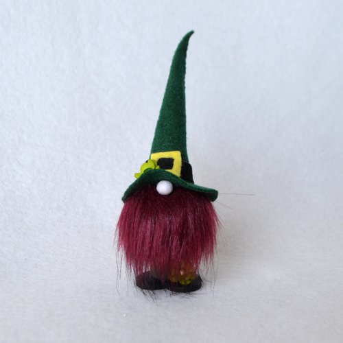 Good Luck Irish Gnome Peg Dolls