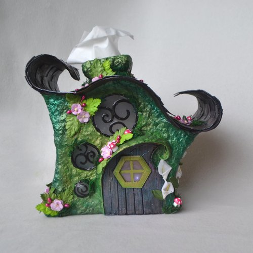Fairy House Tissue Box cover