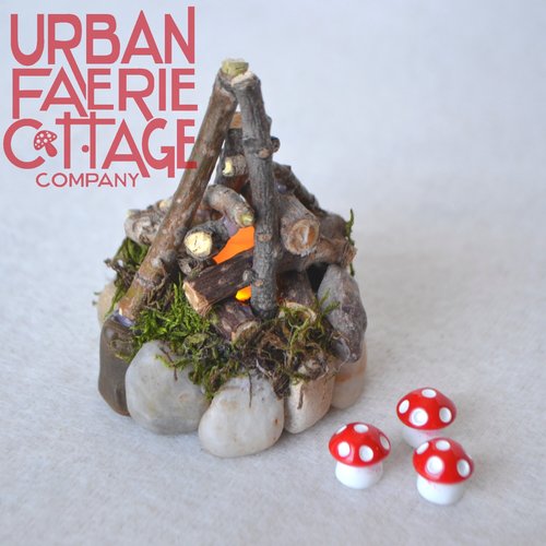 Flickering fairy light campfire Accessory