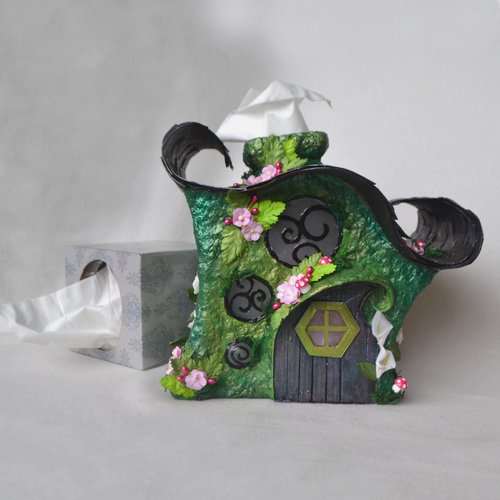 Fairy House Tissue Box cover