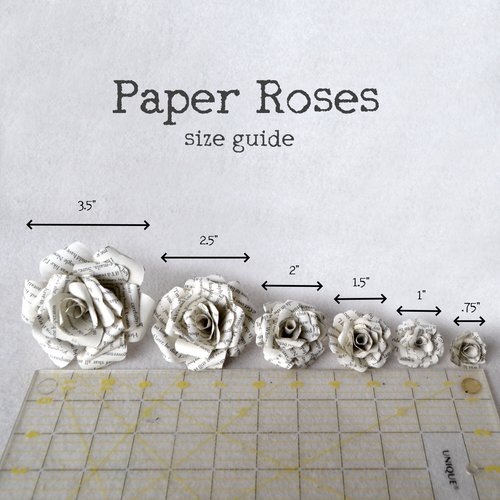 Alice in Wonderland Paper Roses