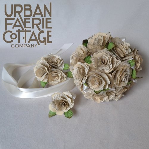 Book page Rose Wedding Bouquet
