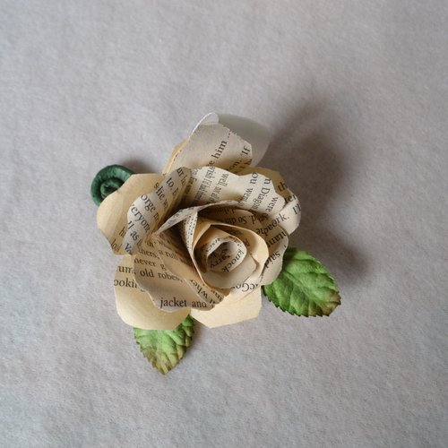 Book page Rose Wedding Bouquet