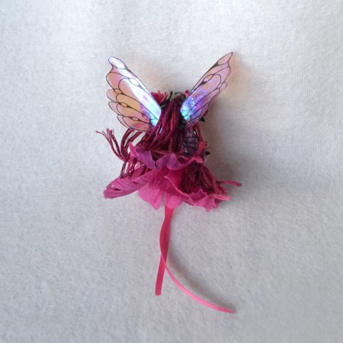 Dark Pink Butterfly fairy doll