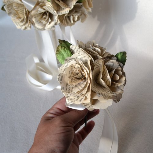 Book page Rose Wedding Bouquet