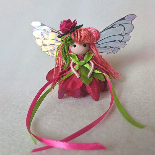 Mini Summer flower fairy doll