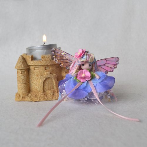 Pastel flower fairy doll