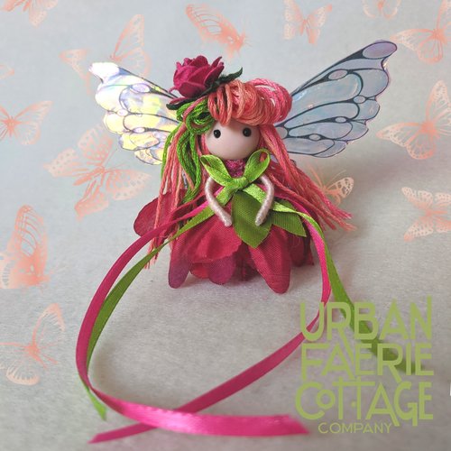 Mini Summer flower fairy doll