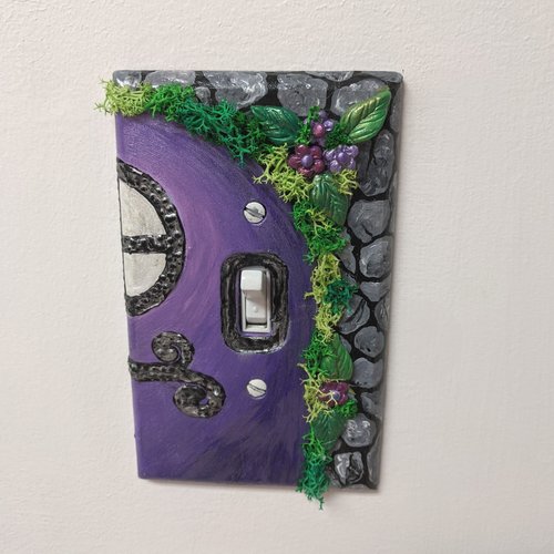 Fairy Door Light switch cover