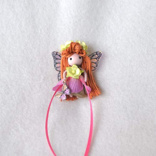 Pink Butterfly fairy doll