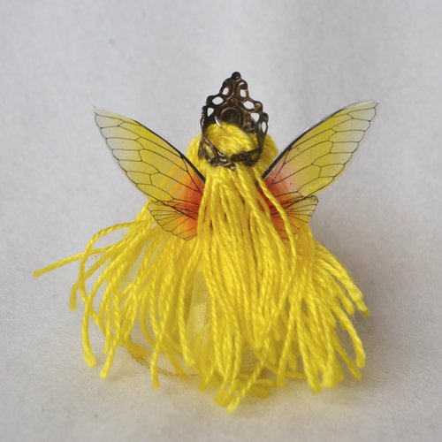 Yellow Christmas Princess fairy doll