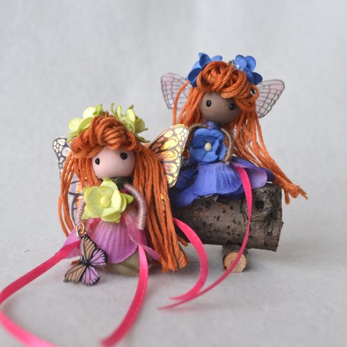 Pink Butterfly fairy doll