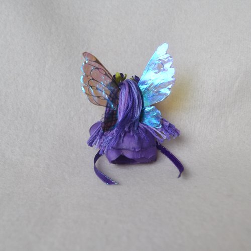 Purple Butterfly fairy doll