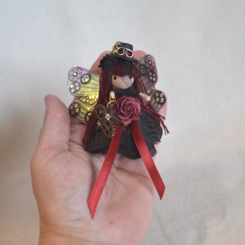 Girl Steampunk fairy doll