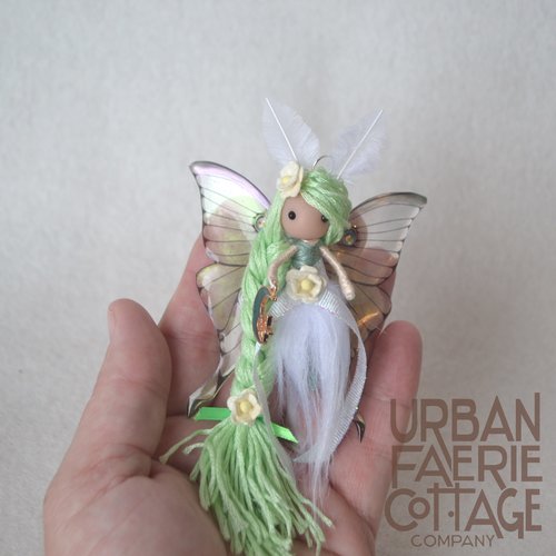 Luna Moth fairy doll