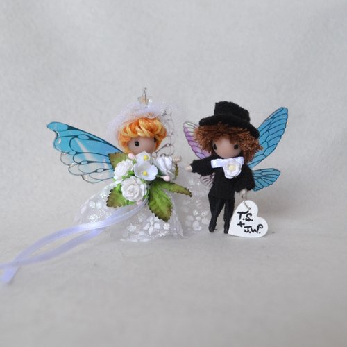 Wedding Fairy figurines cake toppers