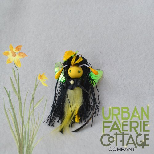 Bumble Bee fairy doll