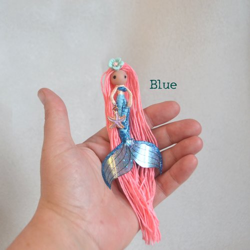 Tiny Mermaid Fairy ornament