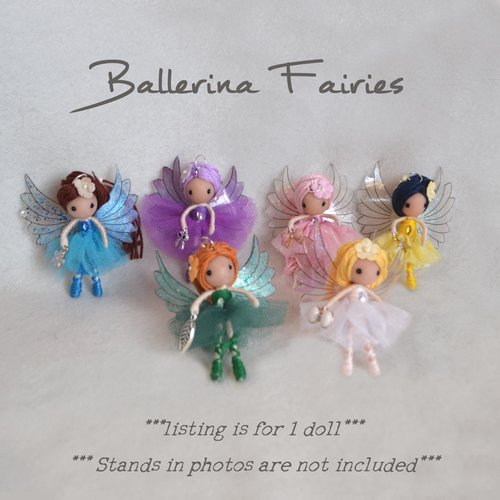 Ballerina flower fairy doll