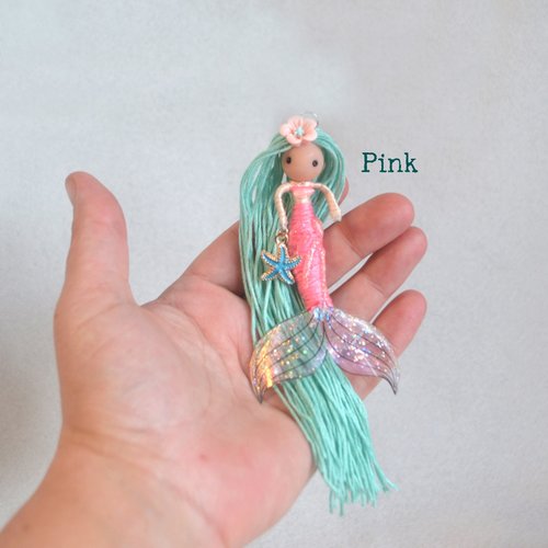 Tiny Mermaid Fairy ornament
