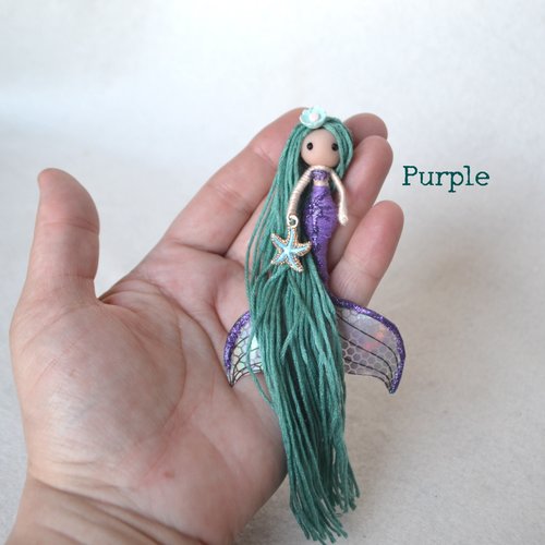 Tiny Mermaid Fairy ornament