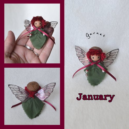 January Birthday flower Fairy - boy or girl doll