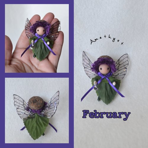 February Birthday Flower Fairy - boy or girl doll