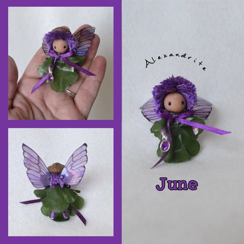 June Birthday Flower Fairy - Boy or Girl