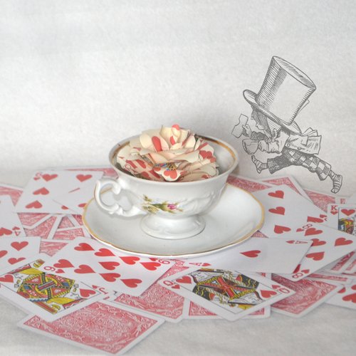 Alice in Wonderland Paper Roses