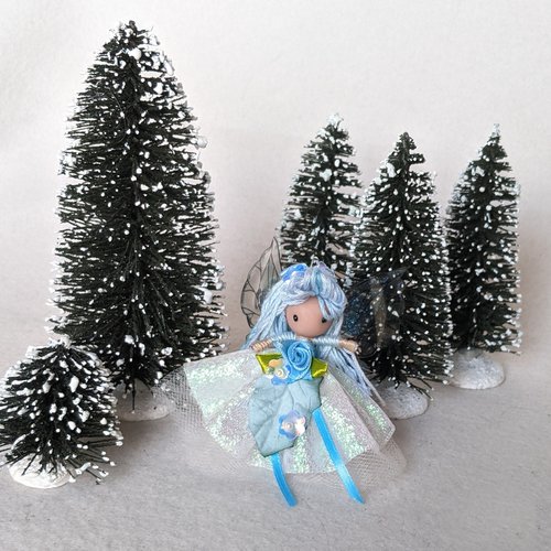 Snow Fairy Collection - 3" Winter Snow Fairy ornament