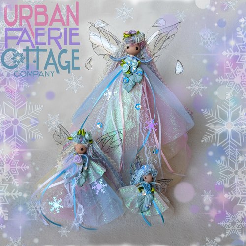 Snow Fairy Collection - 3" Winter Snow Fairy ornament