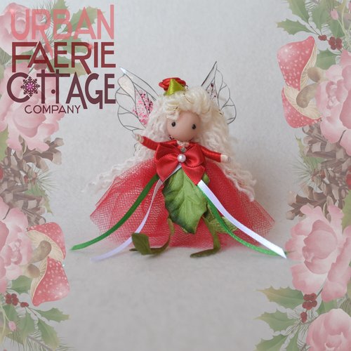 The Cranberry Collection - Red 3" Christmas Fairy Ornament