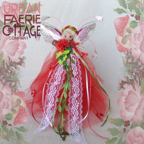 Cranberry Collection - Large Fairy Tree Topper